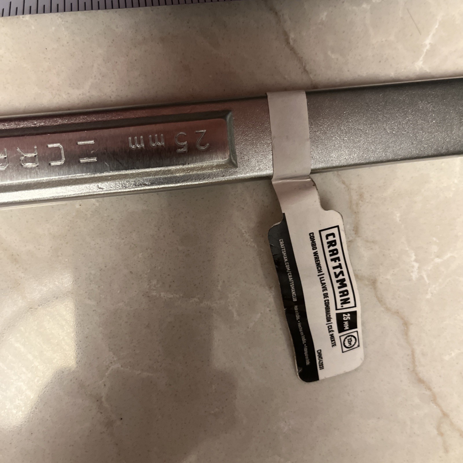 NEW-CRAFTSMAN Combination Wrench, Metric, 25mm (CMMT42931) – Brand new w/ label!