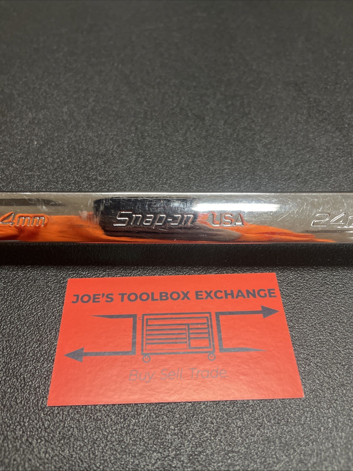 Snap-on Tools 24mm Metric 0° Non-Reversing Ratcheting Combo Wrench SOXRM24A