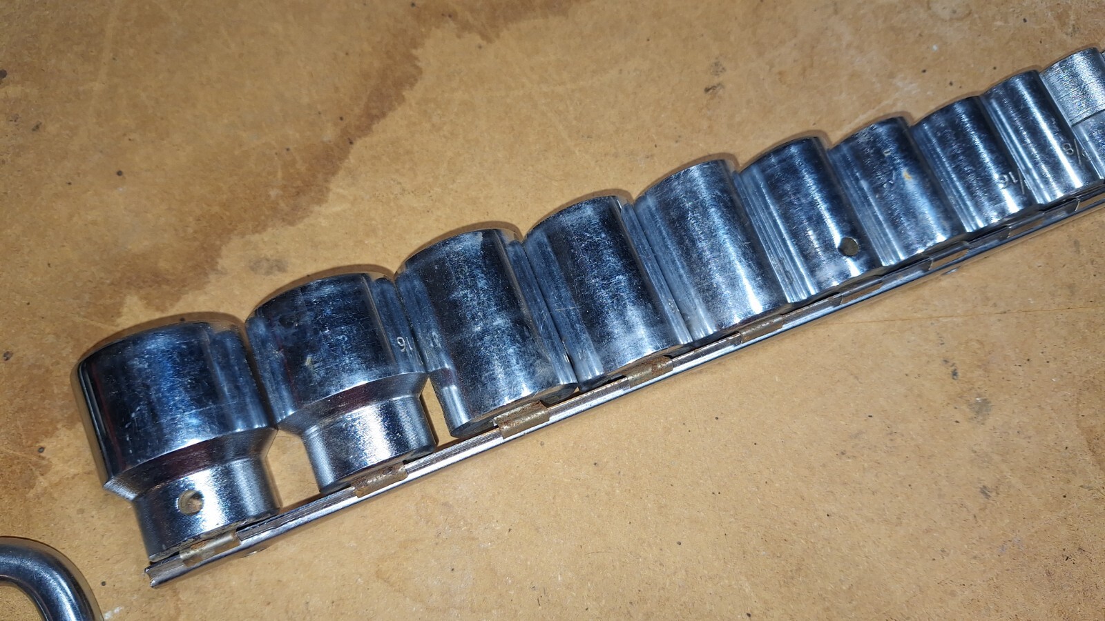 Wright Tools USA 15 Piece 1/2 Drive Ratchet Socket Set N71 N16 N12 7/16 To 1-1/8