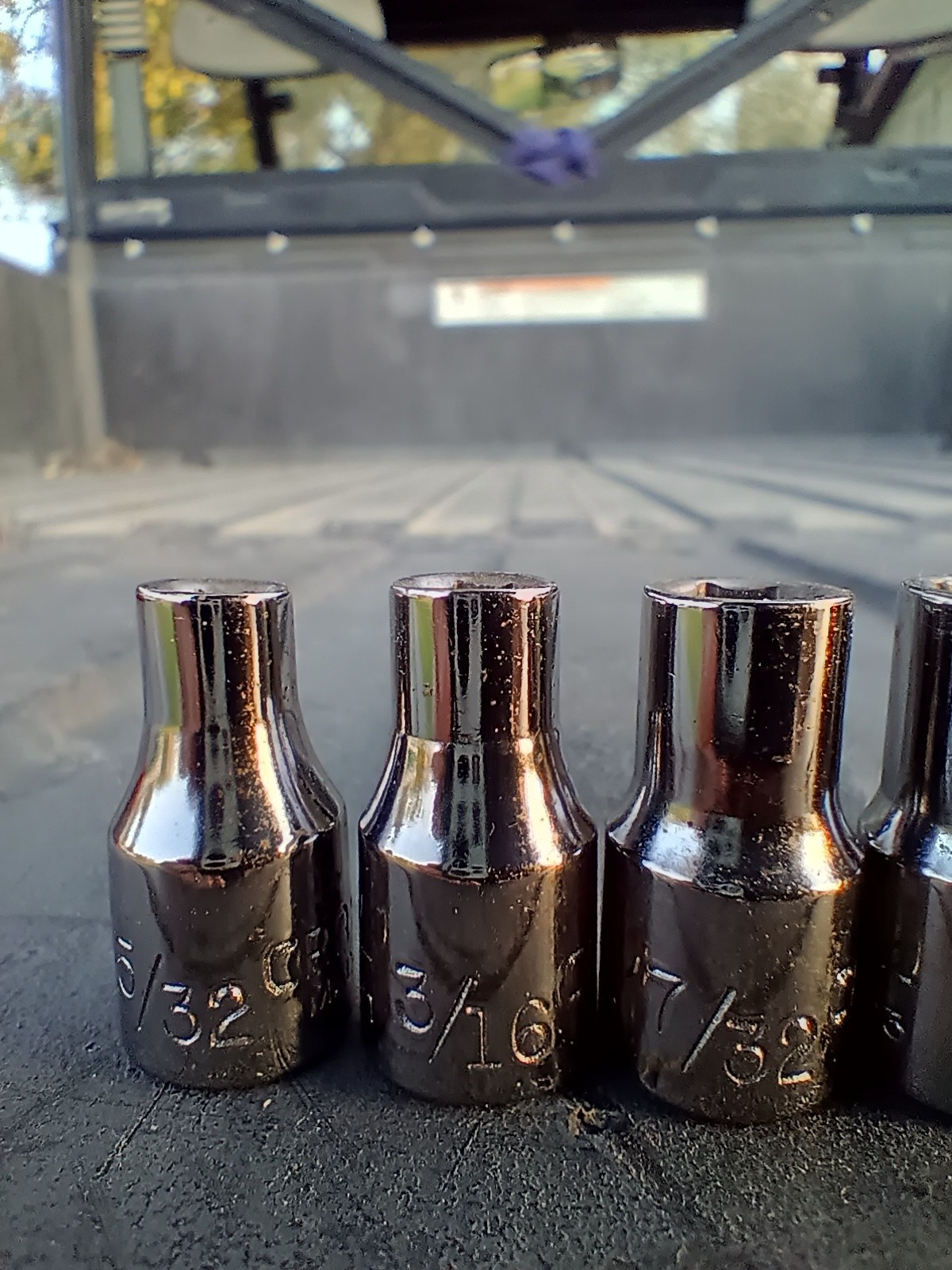 Vintage USA Craftsman 1/4 SAE socket set