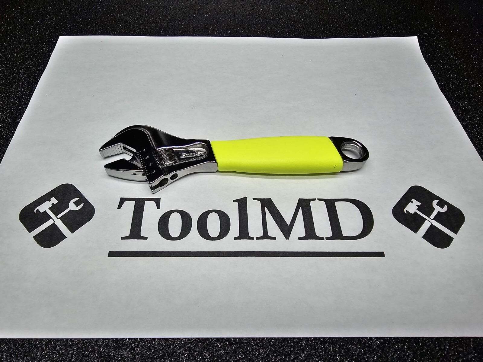 Snap-on Tools NEW HI VIS YELLOW 6″ Flank Drive PLUS Adjustable Wrench FADH6CHV