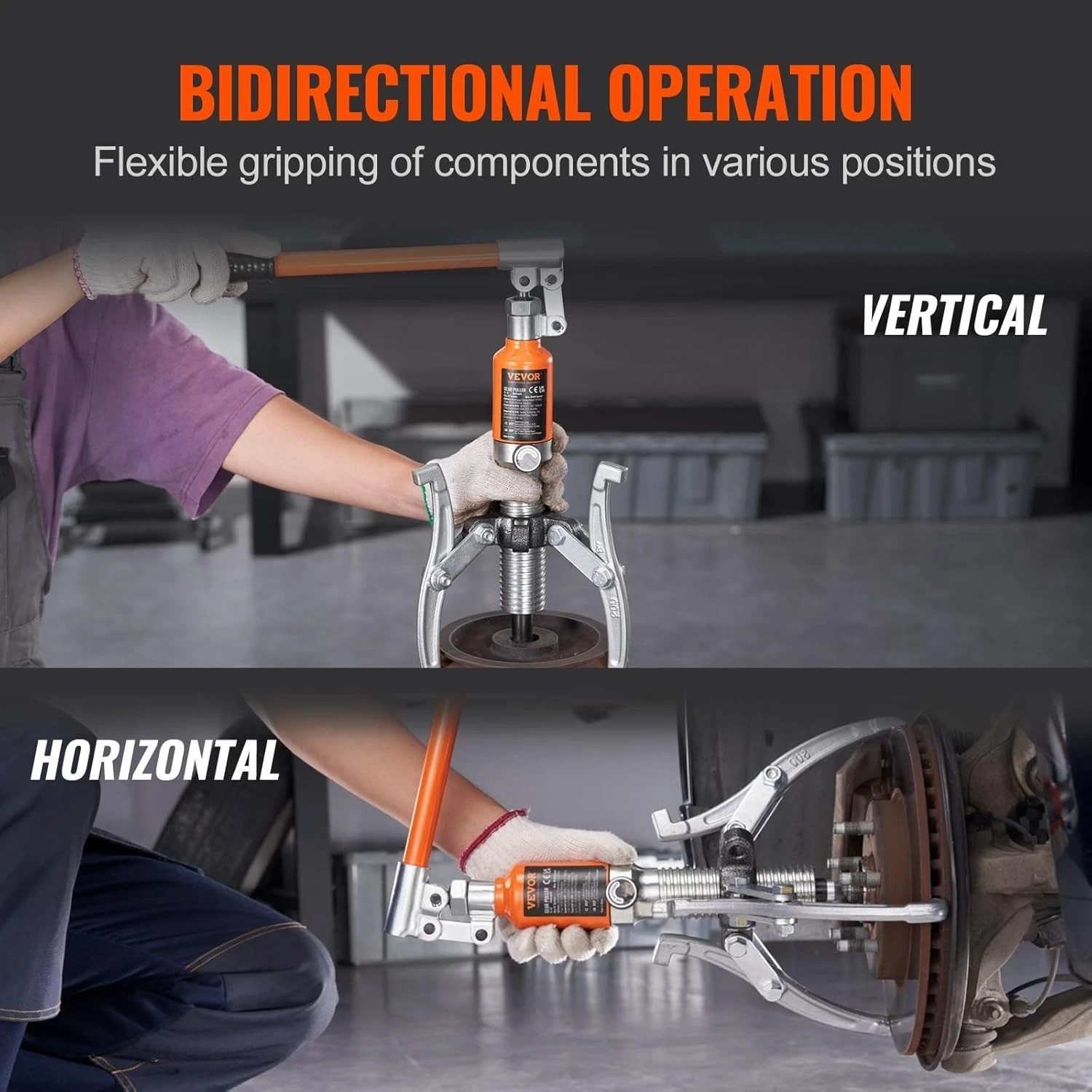 Industrial-Grade 15 Ton Puller with 2/3 Jaw Flexibility – Ideal for Maintenance