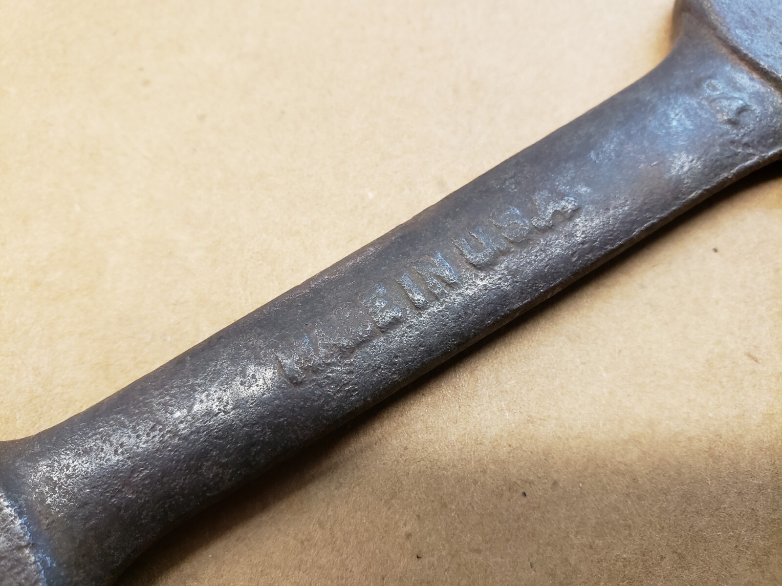 Vintage Drop Forged USA 94 9/16″ 5/8 Unmarked Combination Double Open End Wrench