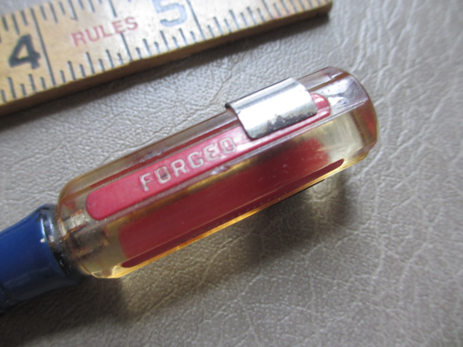 Craftsman Vintage Clear Mini Screwdriver Pair 41293, 41542 Philips, and Straight