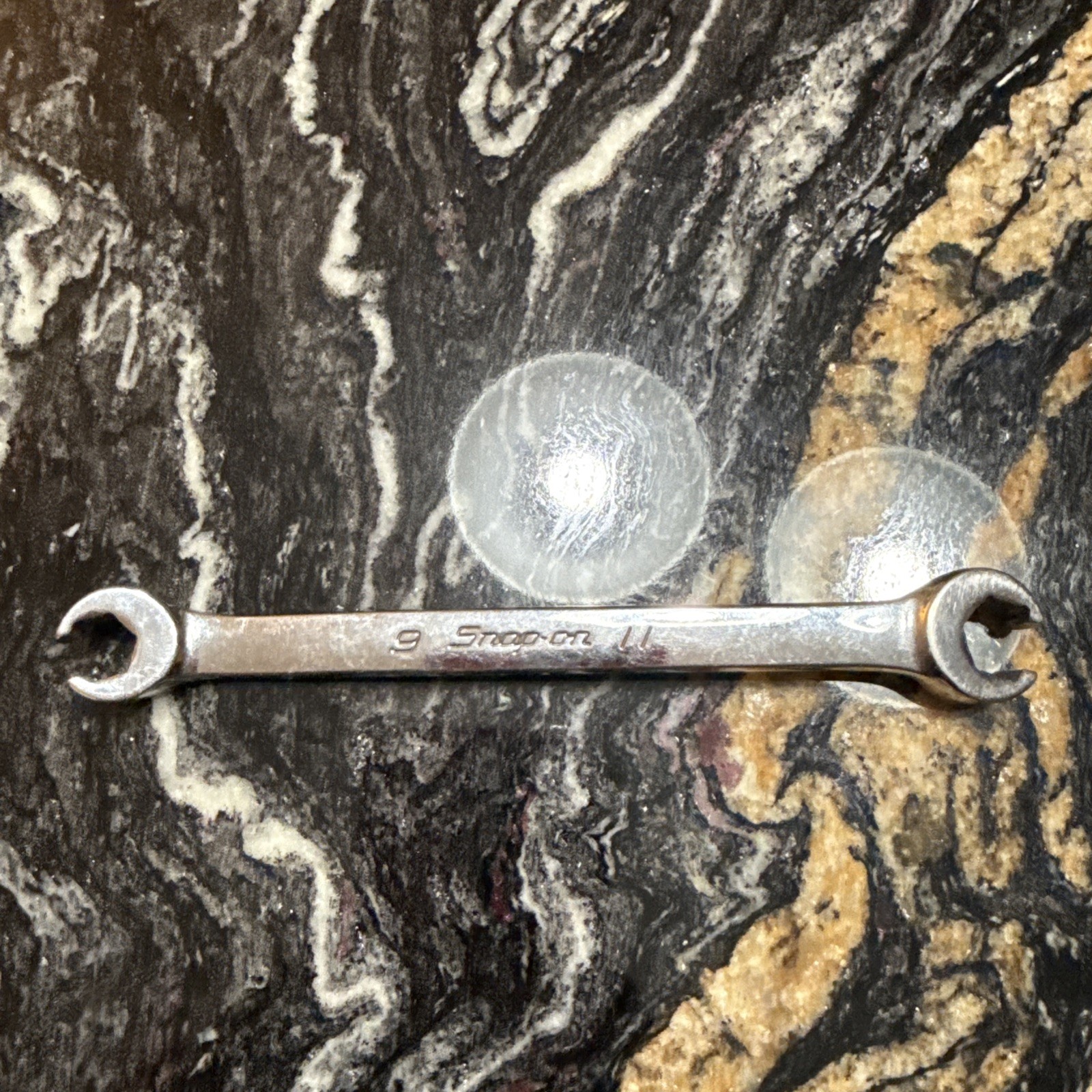 Snap On 9mm x 11mm Double End Flare Nut Line Wrench RXFMS911B USA