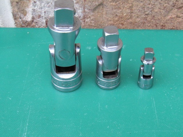 SNAP ON 103UFTS 1/4″ 3/8″ 1/2″ 3 PIECE UNIVERSAL SWIVEL JOINT SET TMU8 FU8A S8