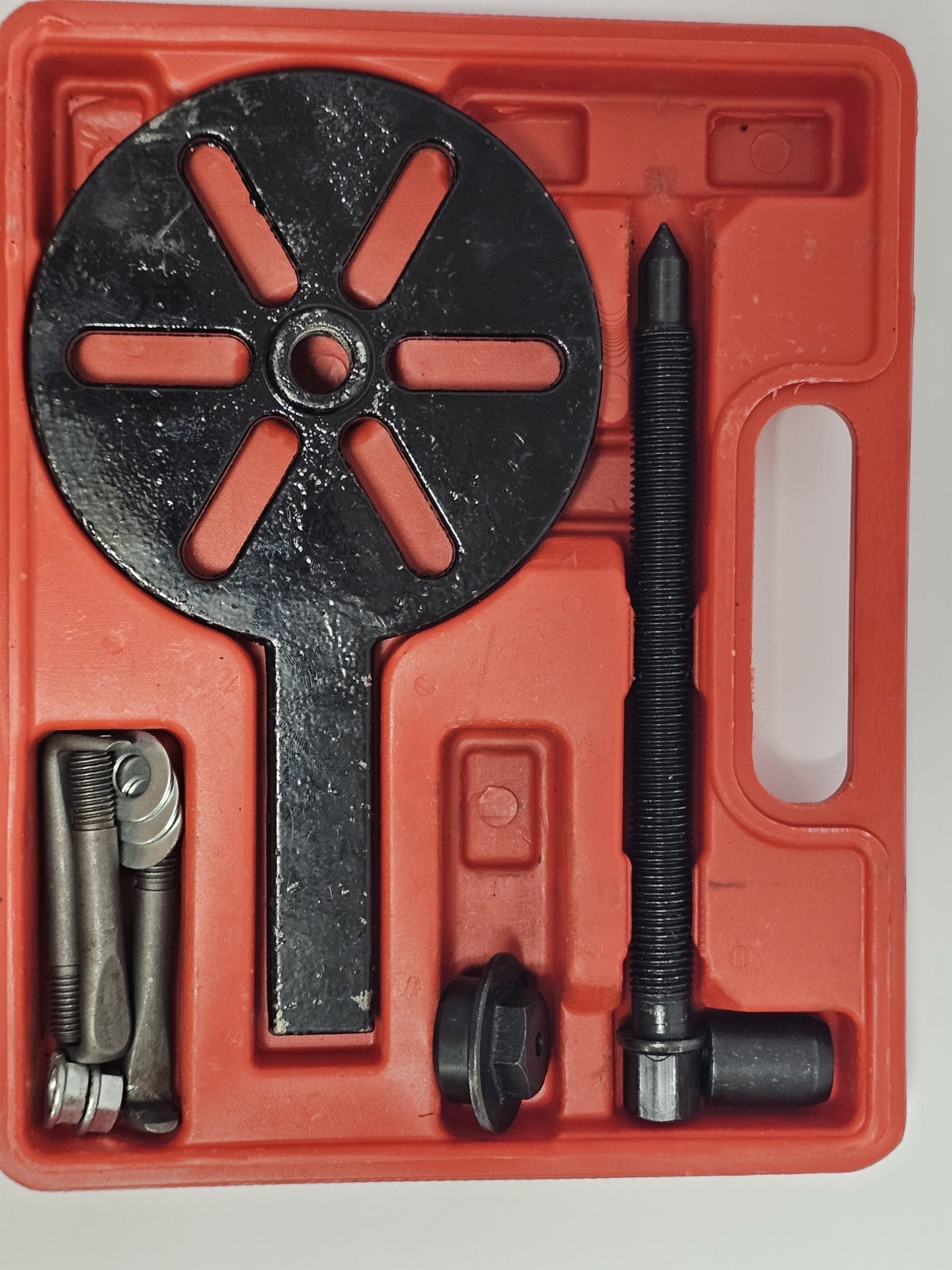 Wheel Hub Bearing Puller Tool Three Claws Outer Bearing Extractor 18 Pcs