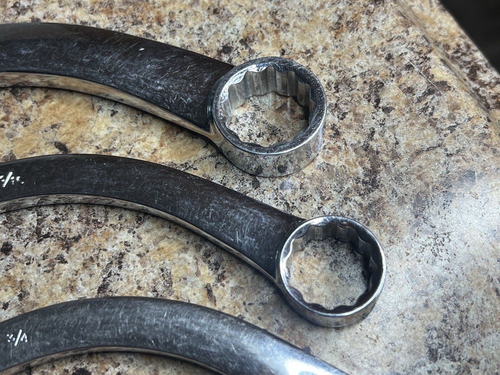 SNAP ON 5PC 12-POINT SAE Drive Half-Moon Box Wrench Set 7/16″ to 15/16″