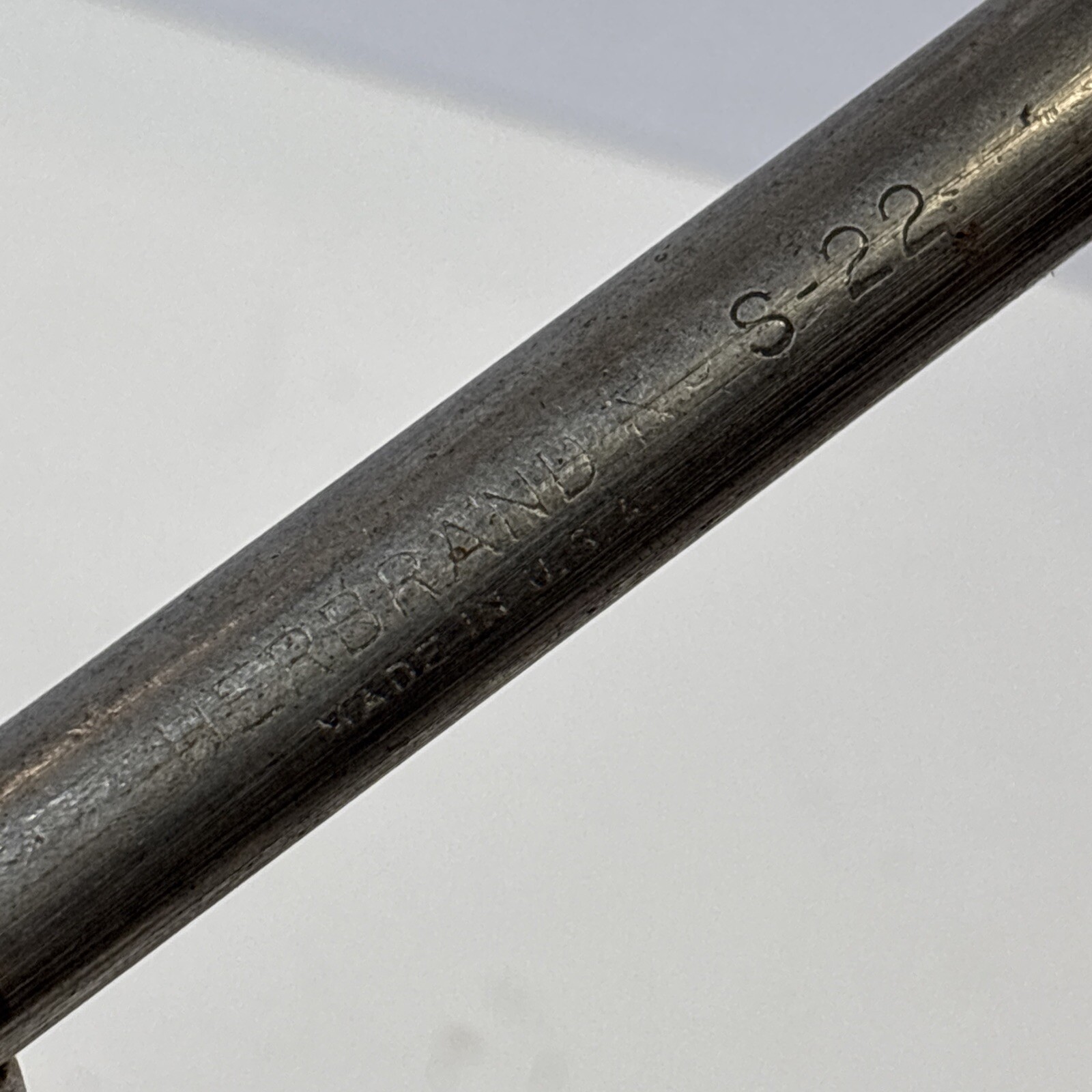 Herbrand 16″ Slide T Handle Breaker Bar 1/2″ Drive S-22 S22 Vtg USA