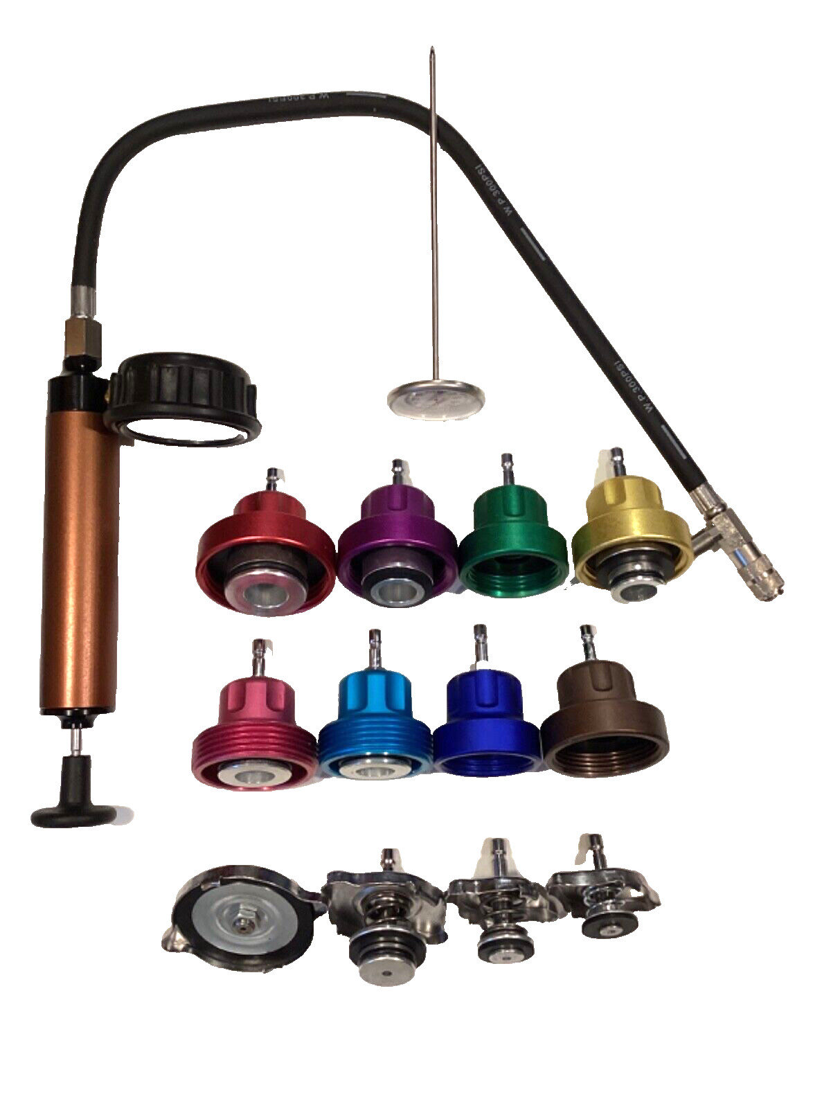 Performance Tools NEW Cooling System Pressure Test Kit In Snap Latch Case W89733