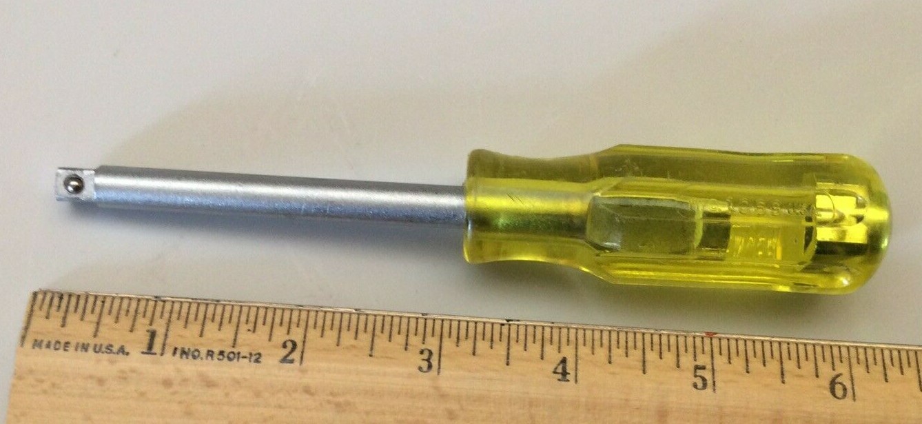 VINTAGE CHALLENGER 1069 ¼ INCH SOCKET DRIVER SPINNER RATCHET SCREWDRIVER USED