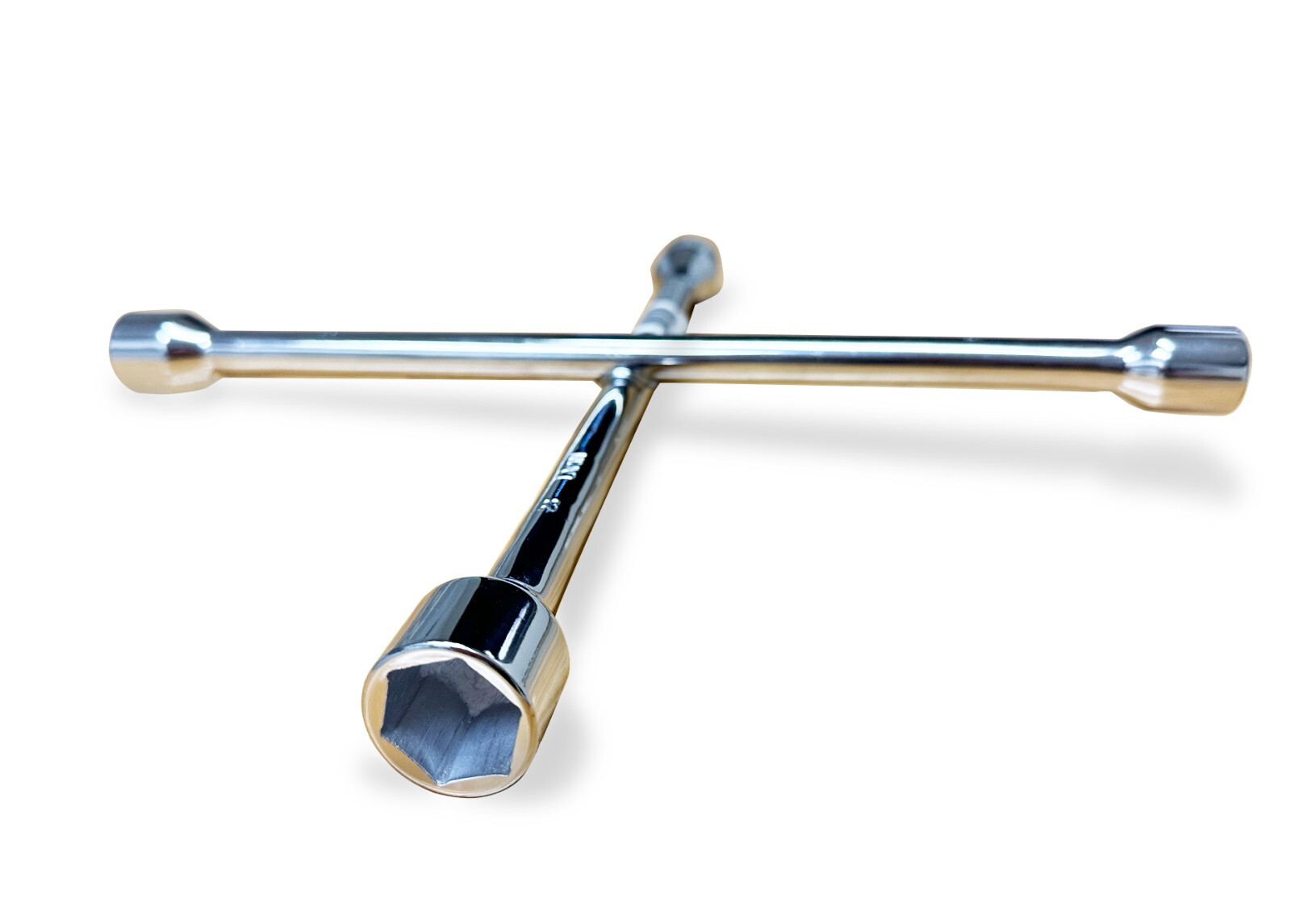 Lug Wrench 4 Way Universal Car Tire Changing Tool 14 inch Cross Steel Wheel Nut
