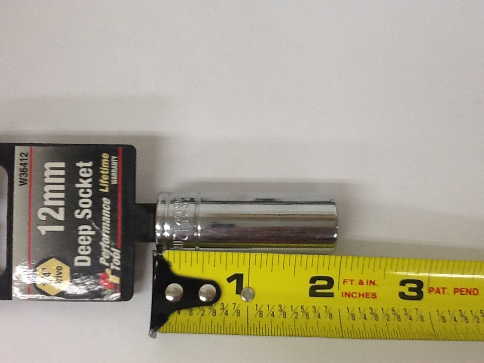 6Pc Performance Tools 6pt. Deep Metric Sockets 1/4″ Dr. 4mm-12mm – no 5mm