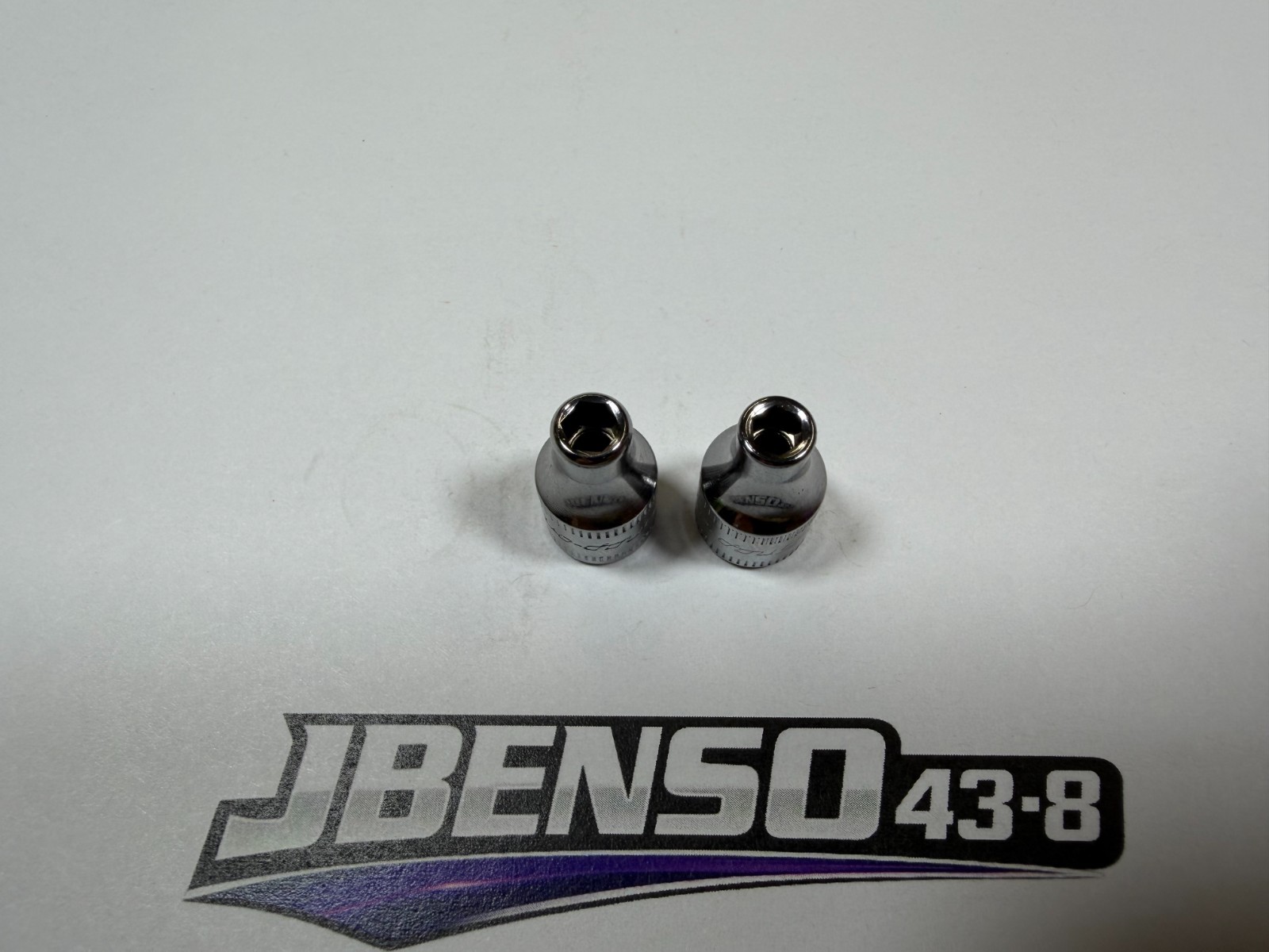 Snap-On Tools NEW 2pc 1/4″ Drive Metric 6pt Shallow Add-On Sockets TMM4 TMM4.5