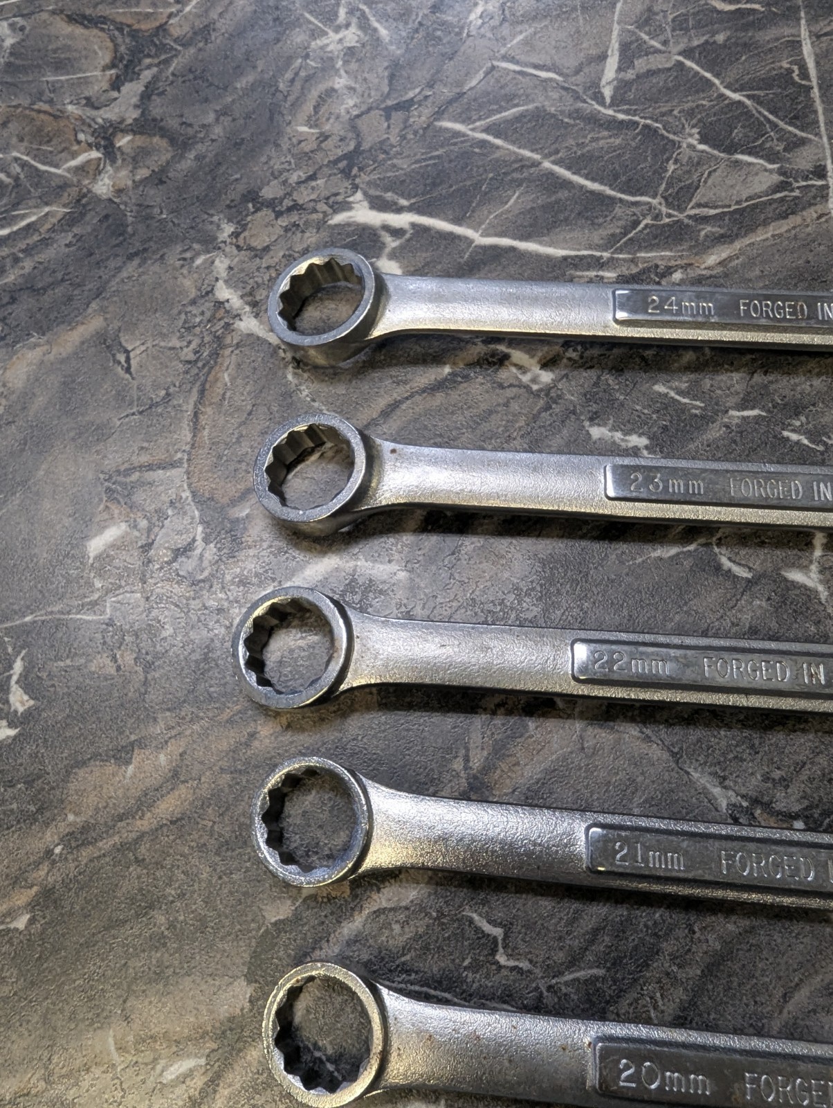 Craftsman Tools USA 11pc VA 9mm-24mm Large Metric (Rare) Combination Wrench Set