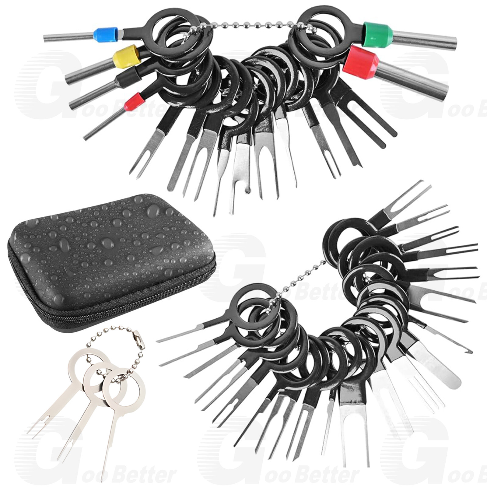 Terminal Removal Tool Kit Depinning Pin Release Ejector Wire Connector Key 82Pcs