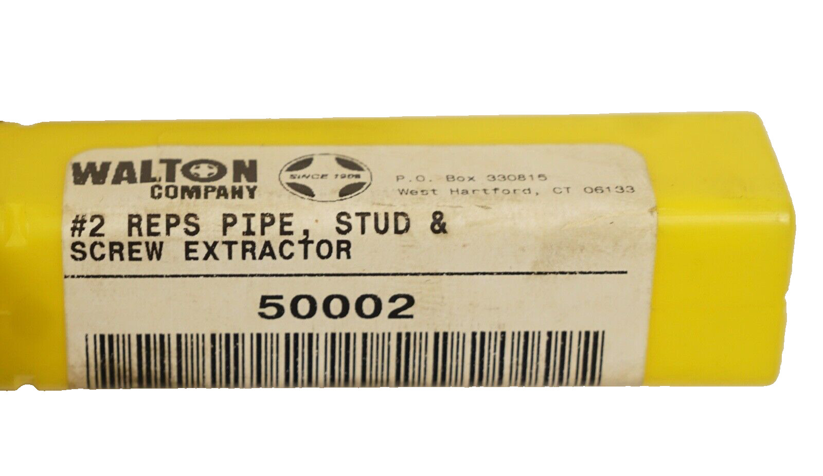 WALTON #2 REPS PIPE EXTRACTOR 50002 For Broken Pipe: 1/4″ Stud 1/2″ Screw