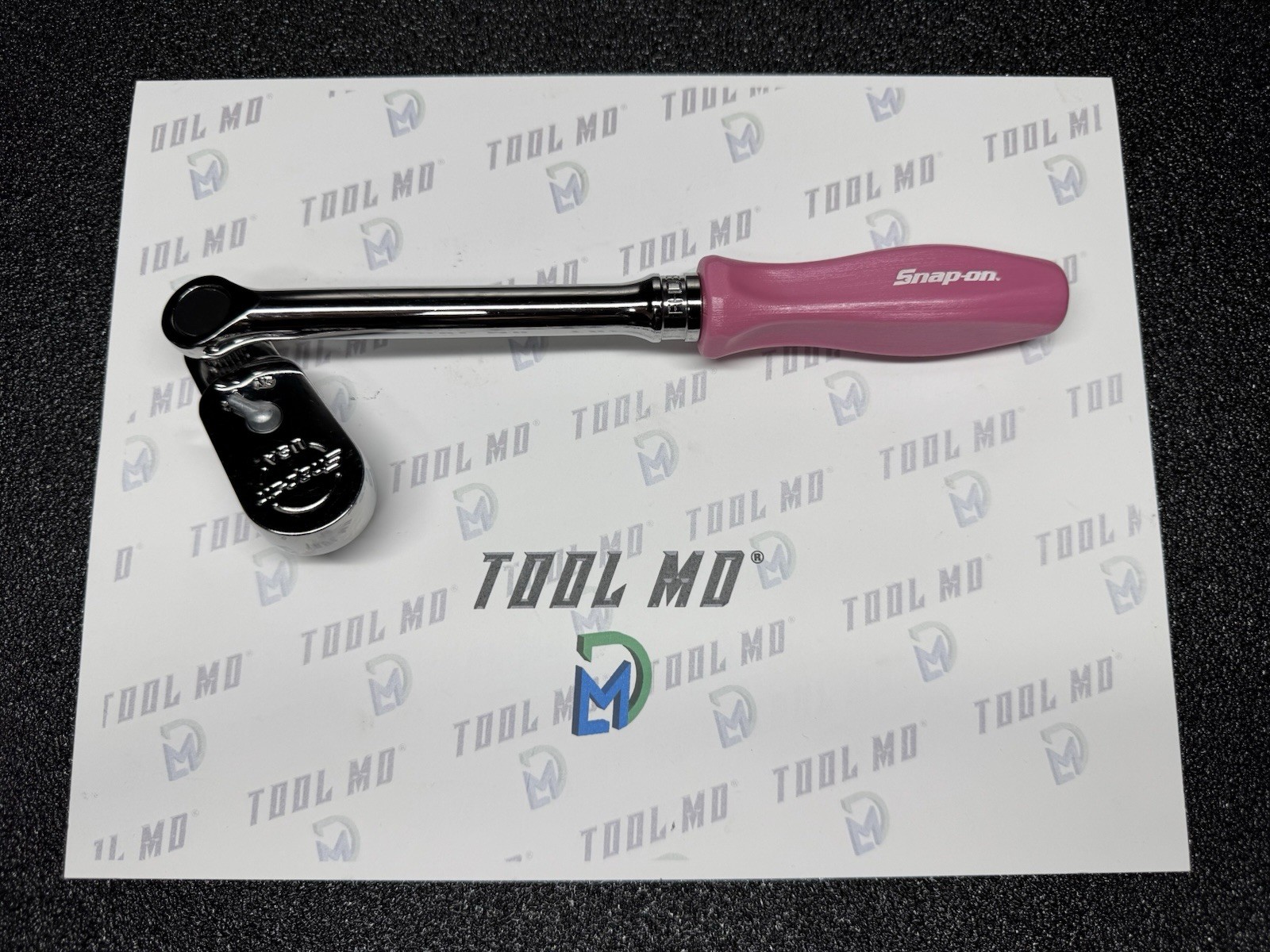 Snap-on Tools PEARL PINK 3/8″ Drive Hard Grip Multi-Position Ratchet FHD80MP