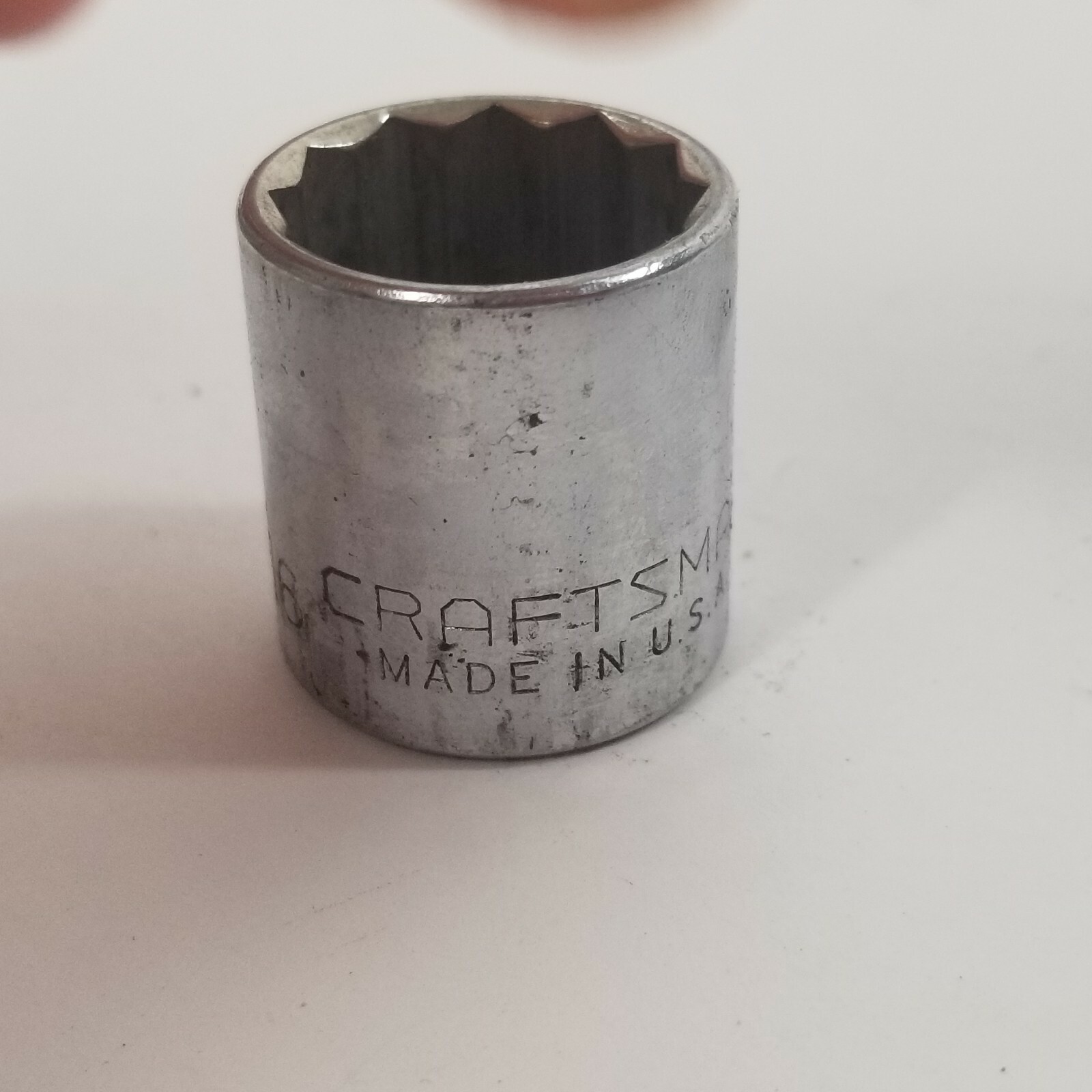 VINTAGE «CRAFTSMAN USA -V- 44336″ SOCKET ~ 3/8″ DRIVE ~ 11/16» ~ 12 POINT