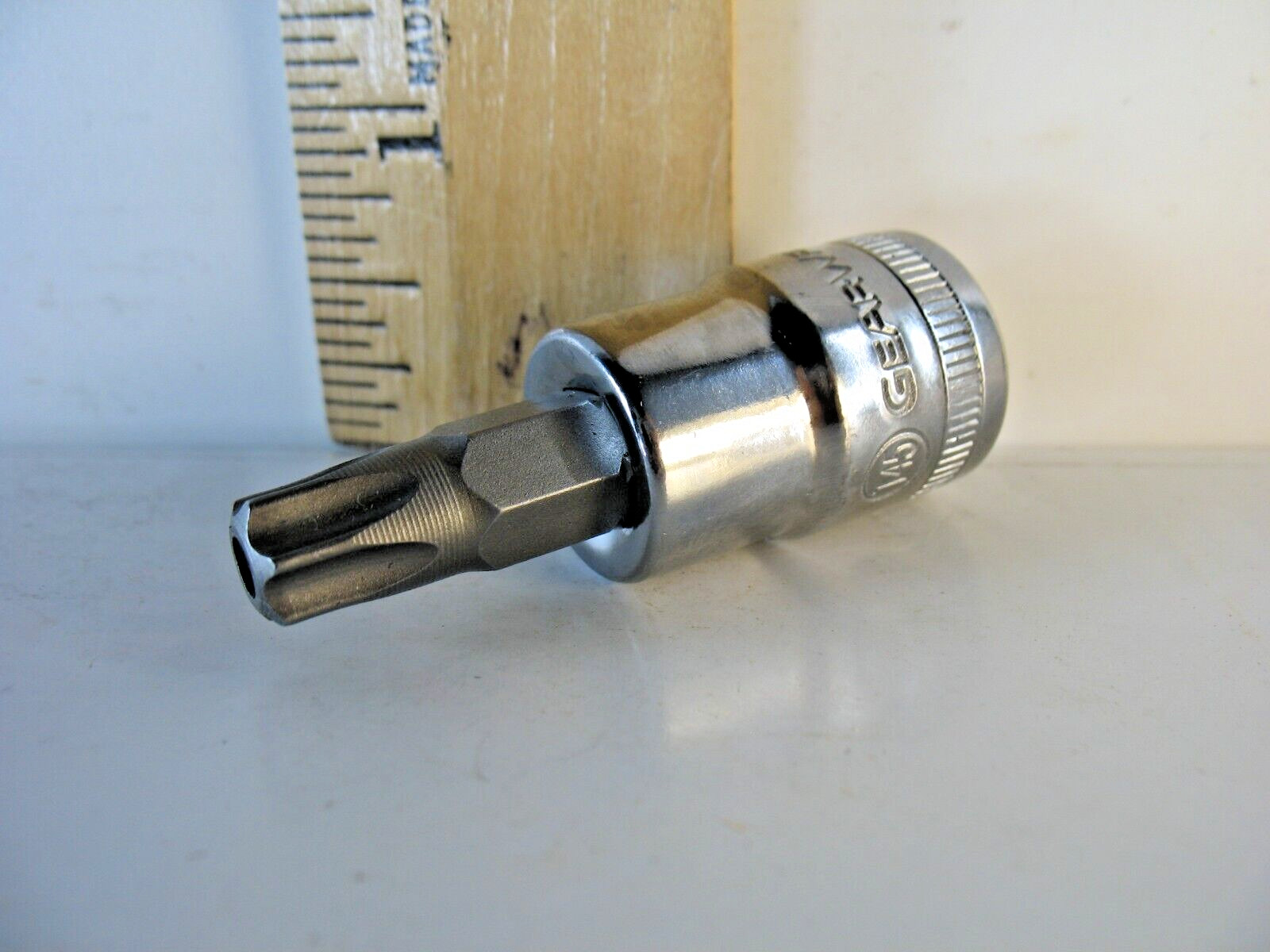 GearWrench 80457N, 3/8″ Drive Tamper Proof Torx Bit Socket T45 – Brand New