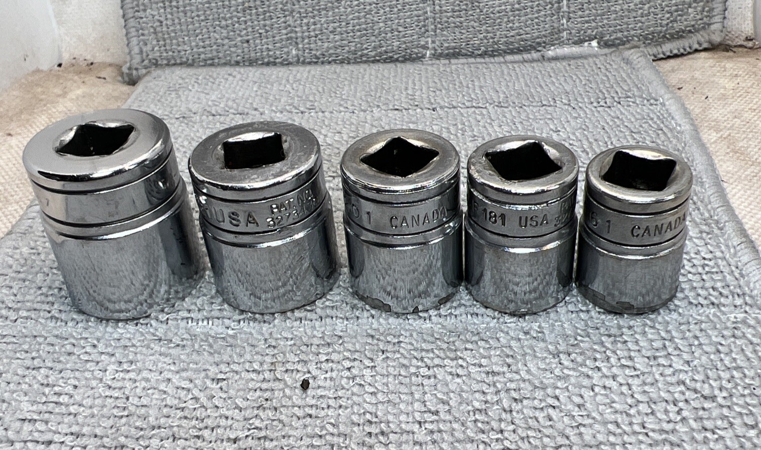 Snap On F241 F221 F201 F181 F161 3/8” Dr 3/4” 11/16” 5/8” 9/16” 1/2” 12 Pt SAE
