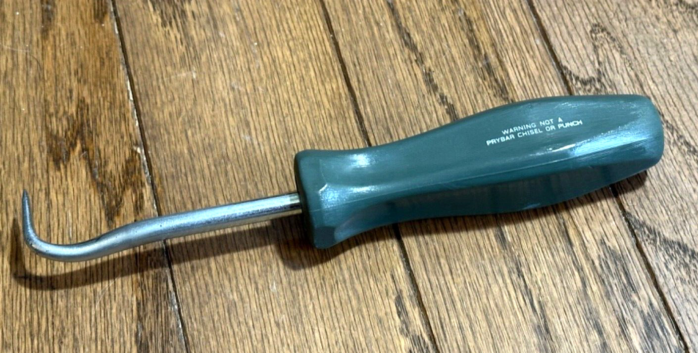 Snap On Tools COMBAT GREEN Cotter Key Radiator Hose Hook Pick Puller Seal Scribe