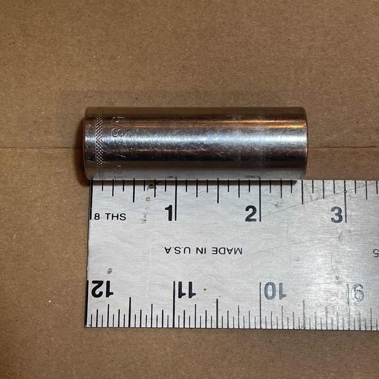 Easco USA 3/8″ Drive Deep 5/8″ Chrome 6 Point Made in the USA Socket 52 1220