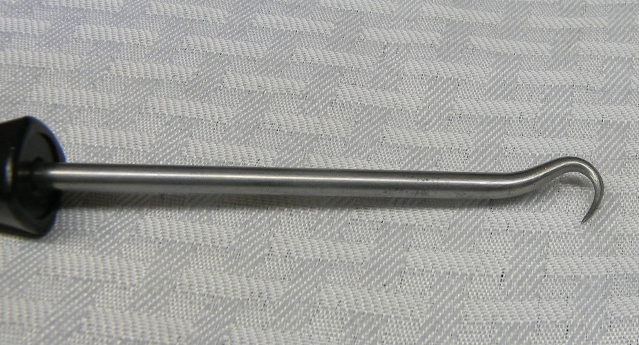 SNAP-ON BLACK HARD HANDLE 6-3/4″ LONG HOOK PICK #4ASH MADE IN THE USA