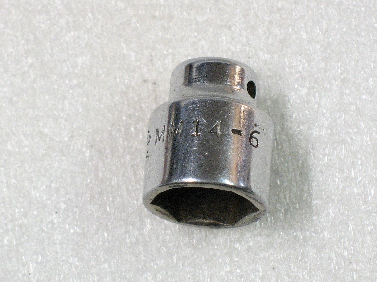 Mac Tools 14mm Shallow Chrome 1/4″ Drive 6 Point Socket MM14-6