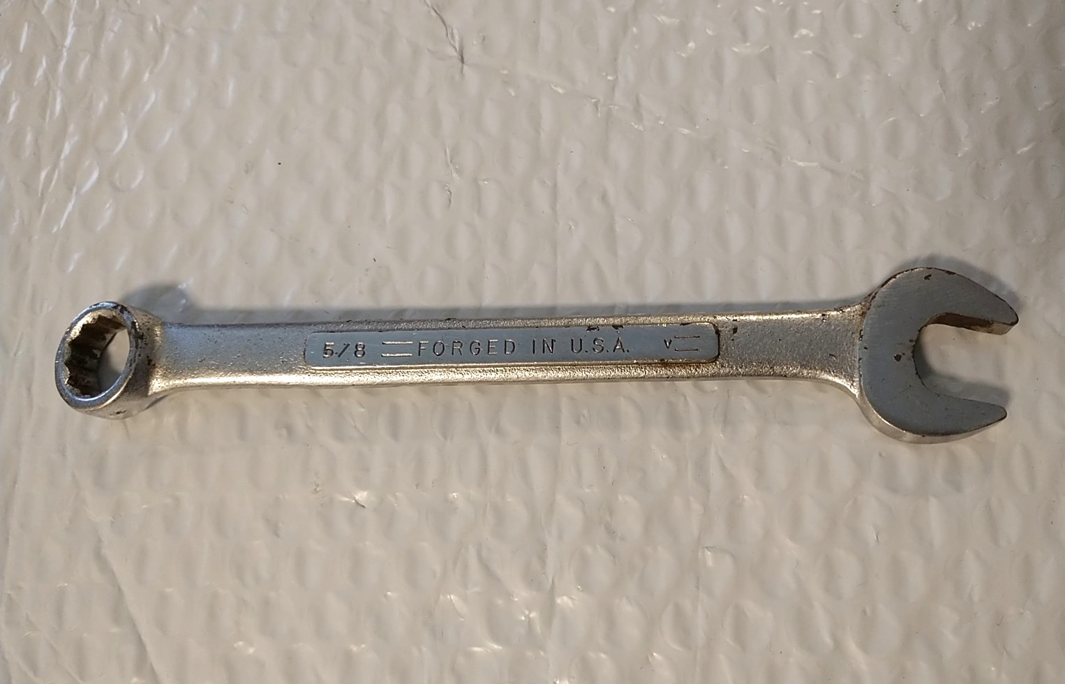 CRAFTSMAN TOOLS USA V, 5/8″ COMBINATION WRENCH, 7.75″ LONG, 12 POINT.