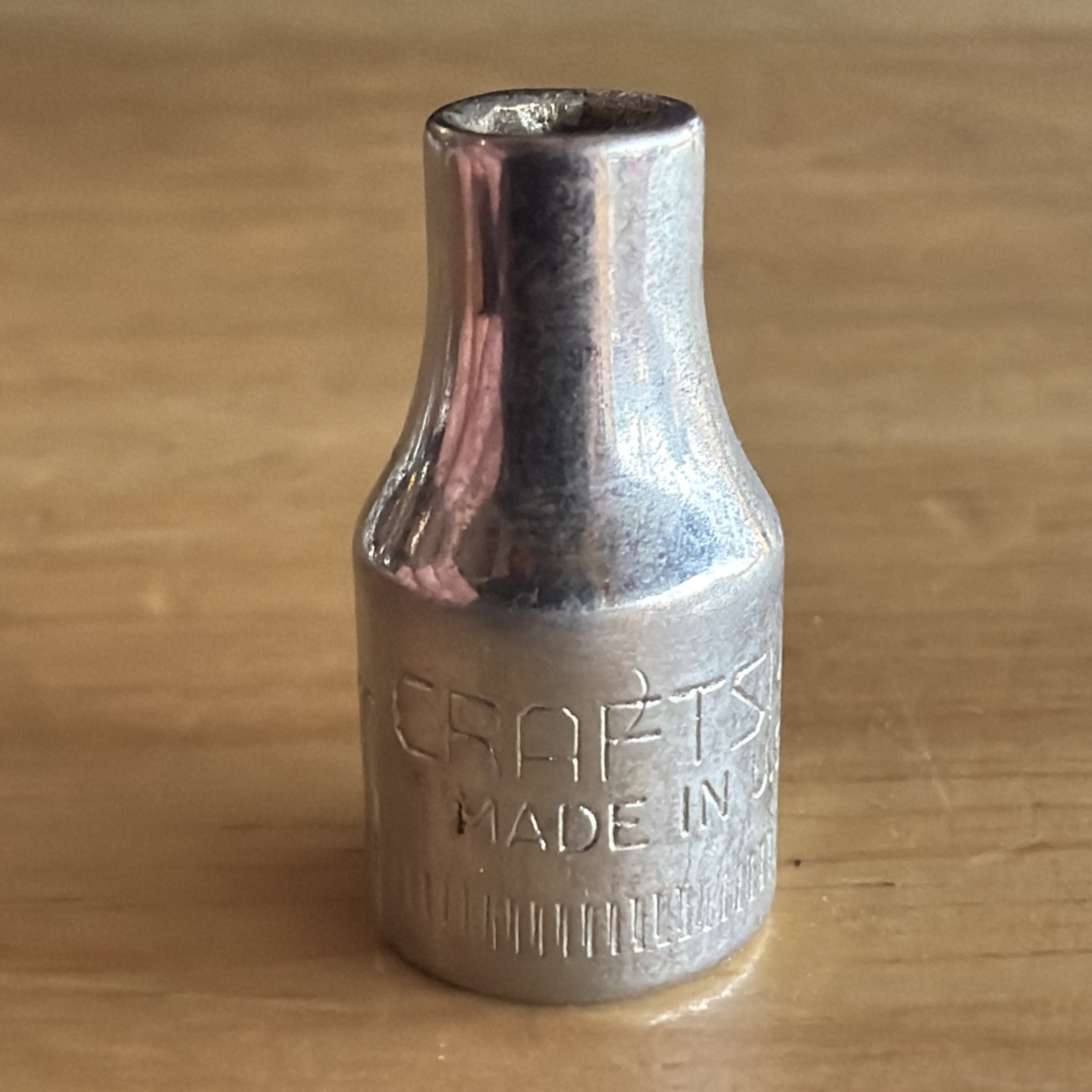 Craftsman 4mm Shallow Socket 1/4″ Drive 6 Point G Series 43505 Made in USA