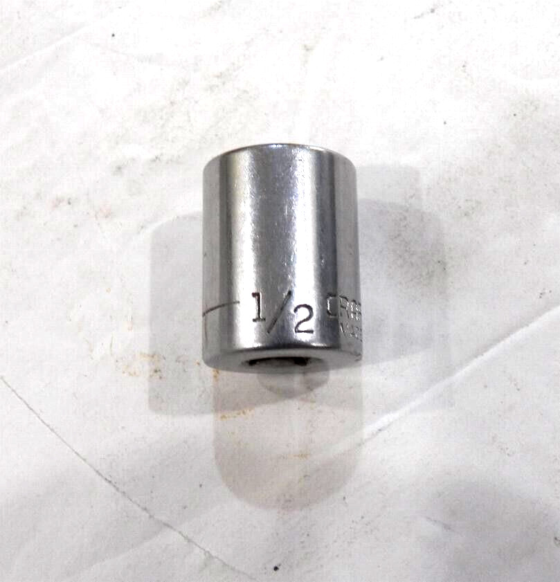 Craftsman 1/2 in 1/4-Dr 12-Pt Standard Socket #43607 -VV- Series – Made in USA