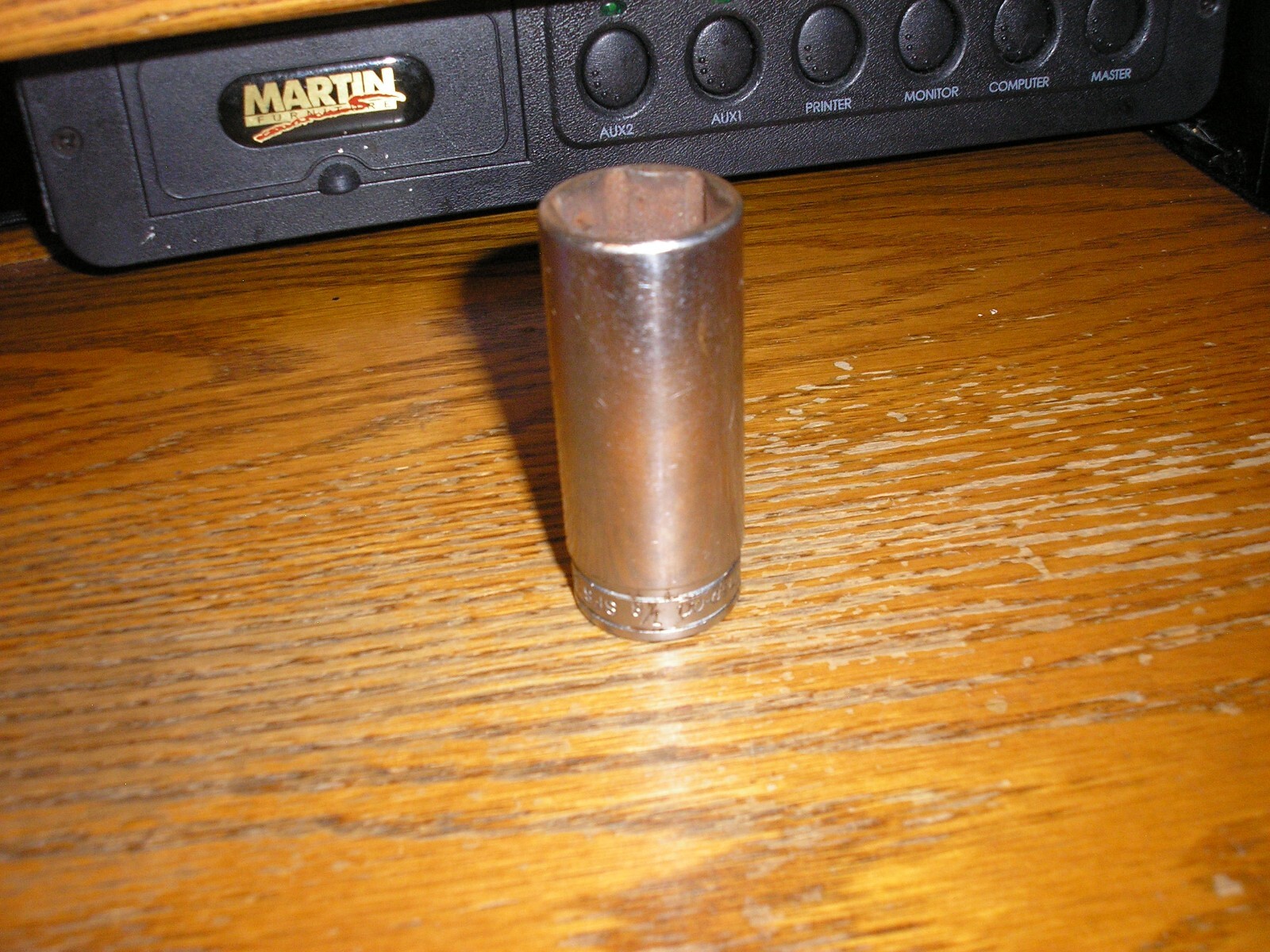 Nice Snap On Tools SFS281 USA 3/8 Drive 7/8″ Deep 6 point Chrome Socket Free SH