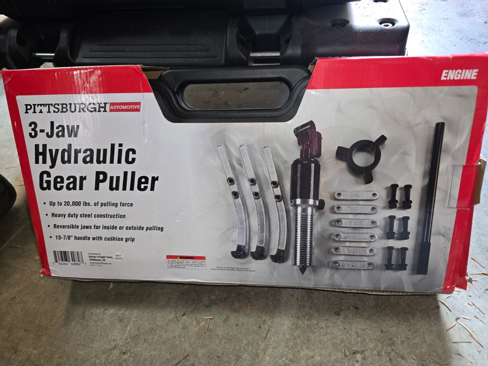 Pittsburg 3-Jaw Hydraulic Gear Puller