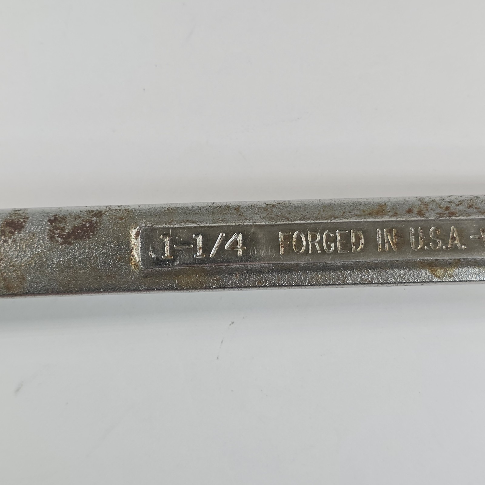 CRAFTSMAN 1-1/4″ SAE COMBINATION WRENCH 44708 MADE IN USA -VA- SERIES