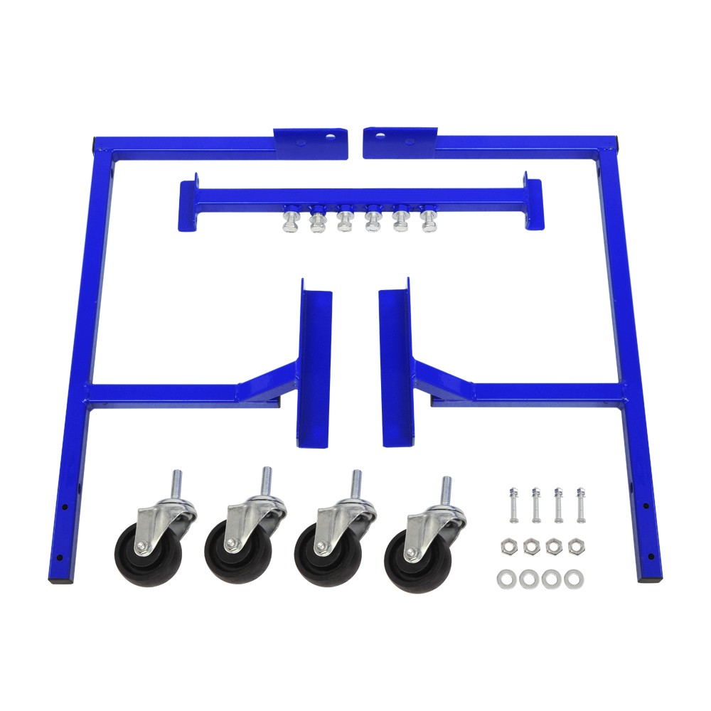 High Quality 1000lbs Auto Engine Cradle Stand Fit For Ford With Dolly Wheel Blue