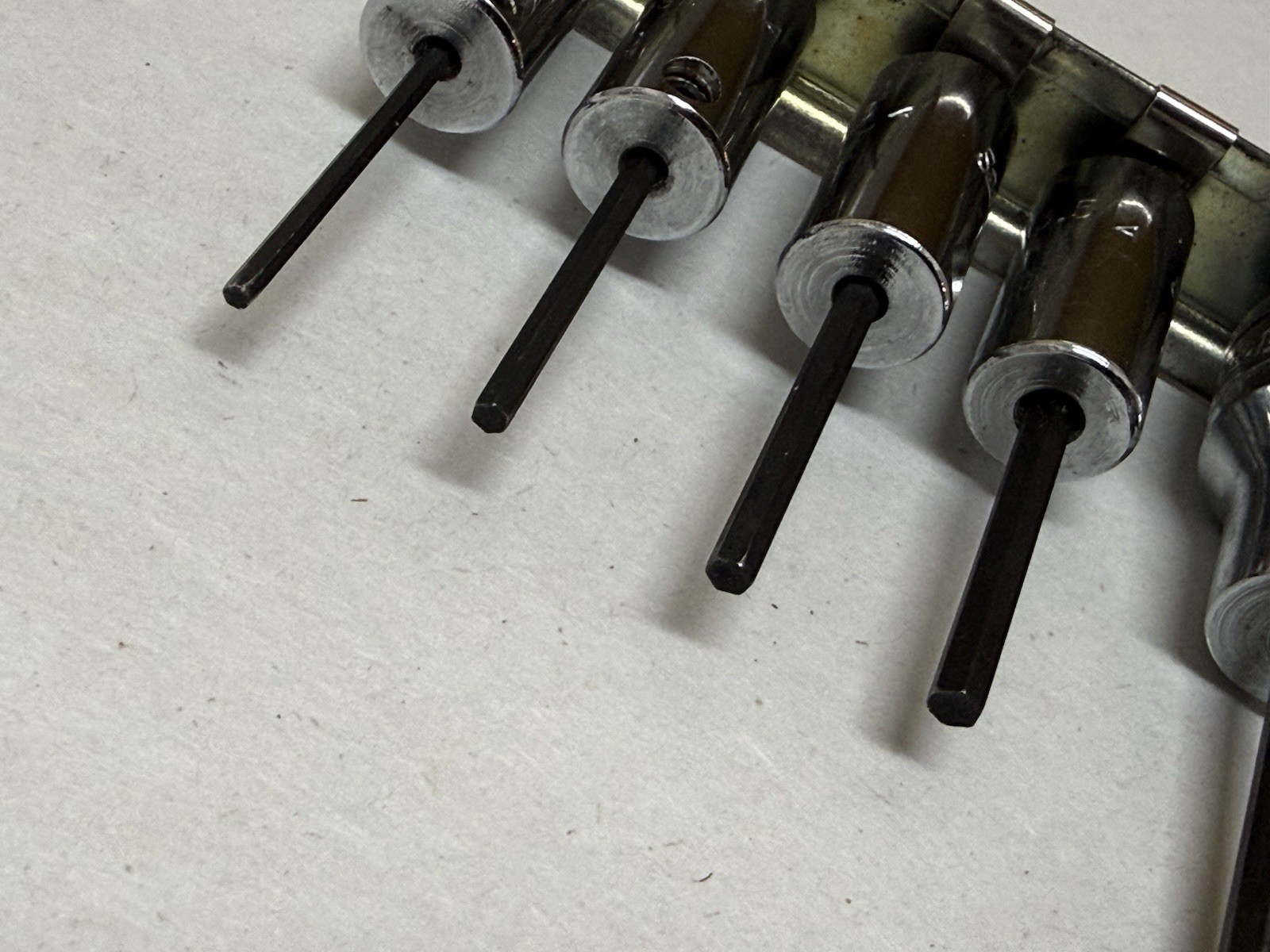 USA Snap-On 12 pc SAE Hex Bit Socket Driver Set 1/4 & 3/8″ Drive 212EFTAY