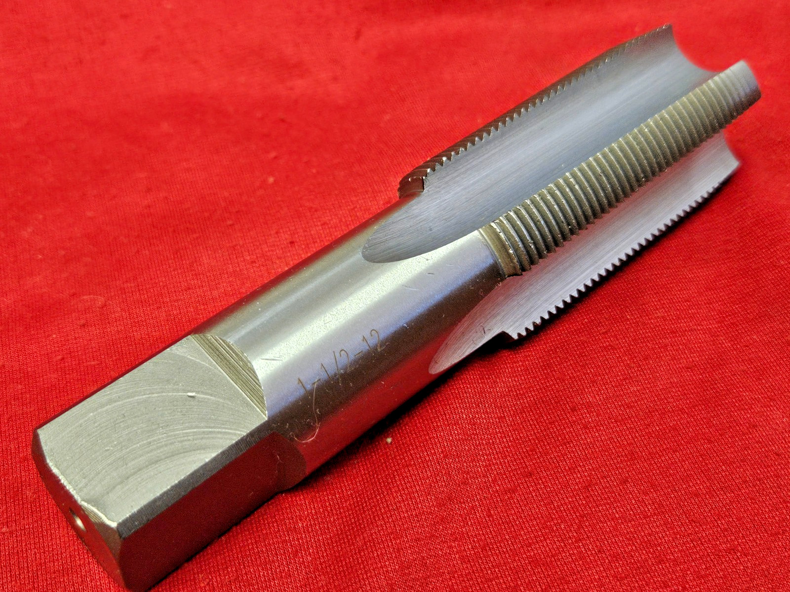 1-1/2″-12 NF Tap Alfa CSHTT70561 Carbon Steel Taper Starter Hand 4FL