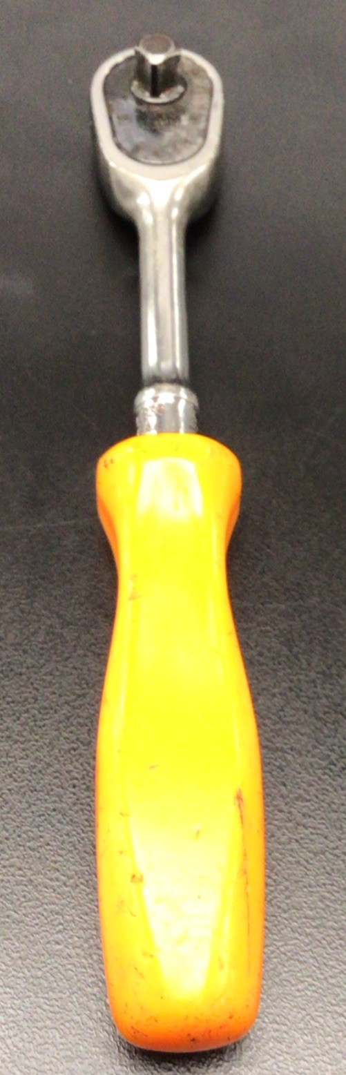 Snap-On 1/4″ Orange Handle Ratchet TML836 USA Tested & Works Well