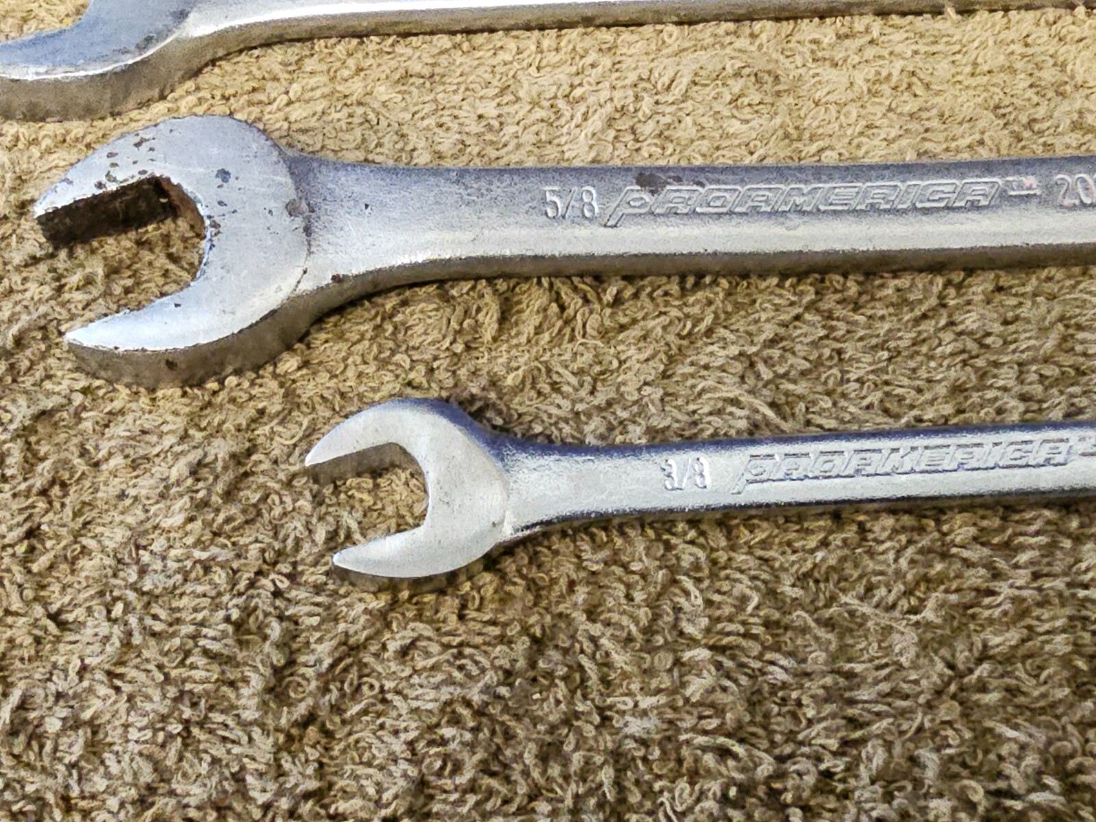 4 ProAmerica Pro America Combination Wrench Set Sae 15/16 5/8 11/16 3/8″ 2030