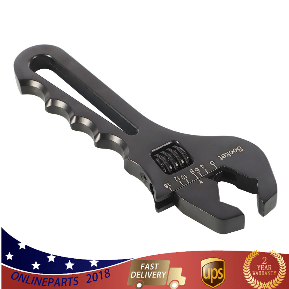 3AN-16AN Adjustable An Fitting Wrench Aluminum For An Hose Adapters Ends Spanner
