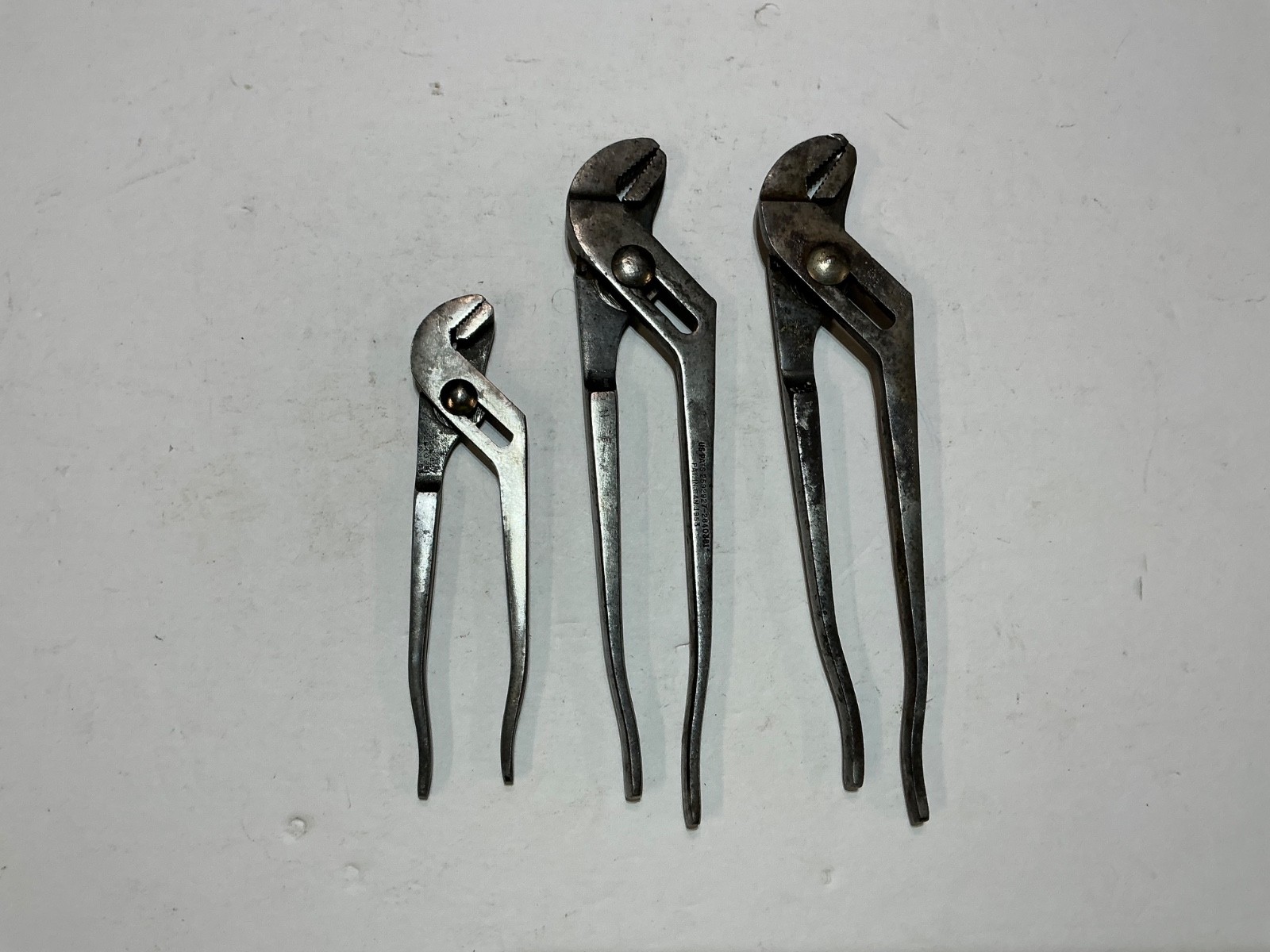 Vtg 3 pairs of Channellocks 2@9 1/2″ and 1@ 6 1/2″ USA made all for $25