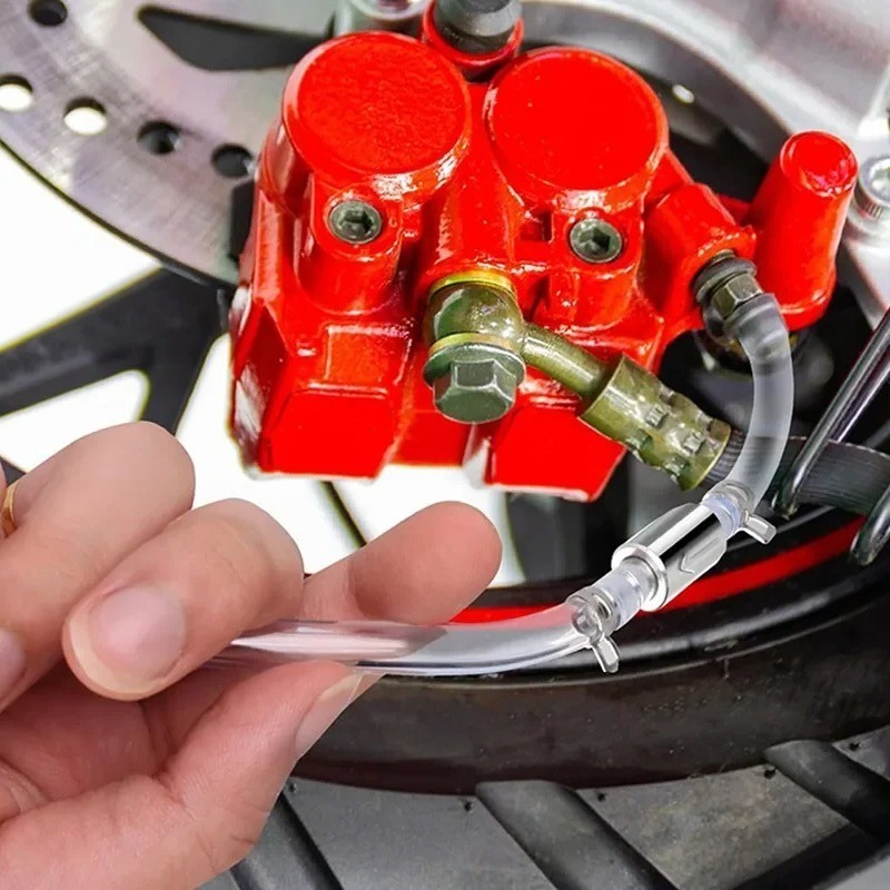 1xClutch Brake Bleeder Hose One Way Valve Tube Bleeding Tools Kit Motorcycle Car