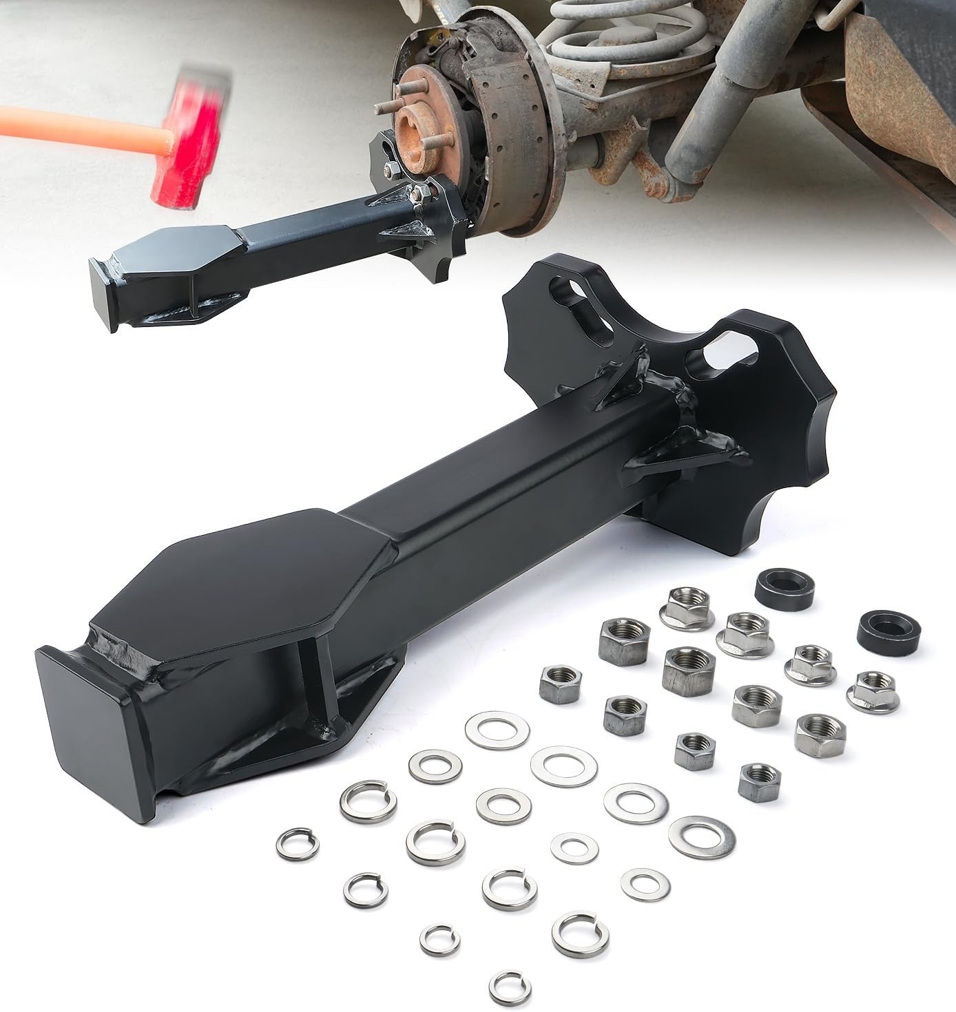 Wheel Hub Removal Tool Kit, Wheel Bearing Hub Remover Tool Set Compatible wit…