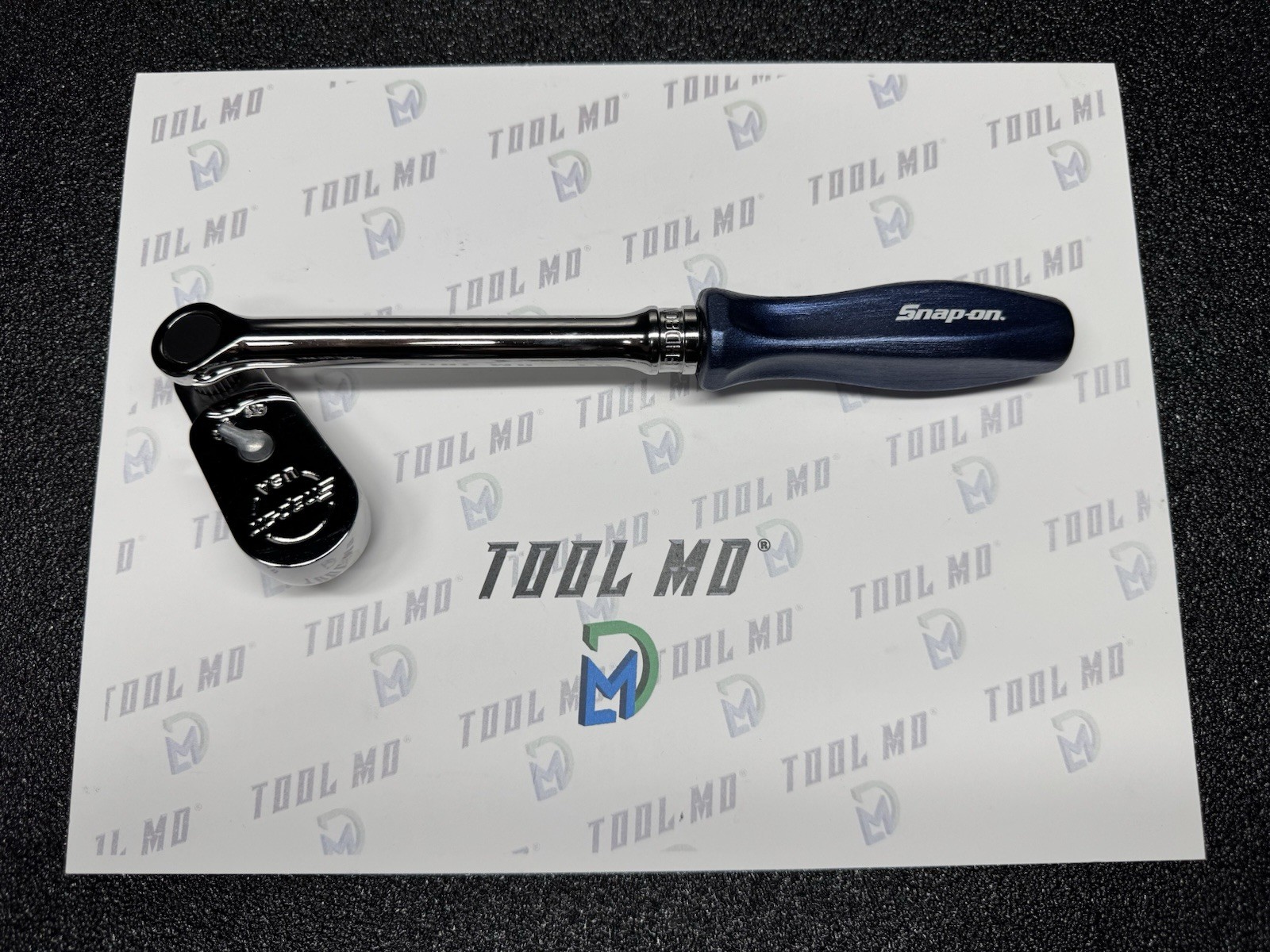 Snap-on Tools USA POWER BLUE 3/8″ Drive Hard Grip Multi-Position Ratchet FHD80MP