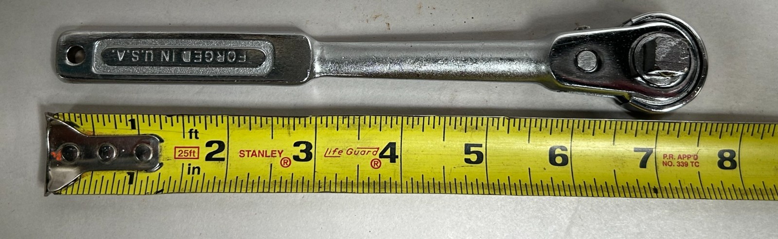 Vintage Indestro 6270 3/8″ Drive Socket Ratchet Tool Made in USA (A7)