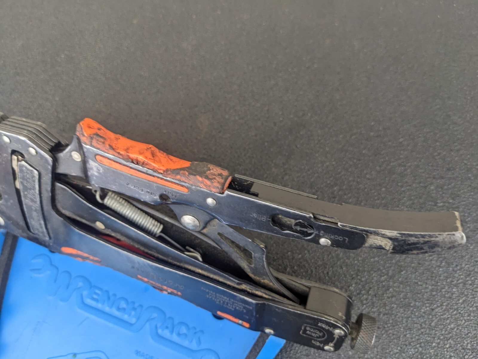 #bk538 BLUE POINT PROFESSIONAL JAW FORCE SELF LOCKING PLIER PCA8 USA