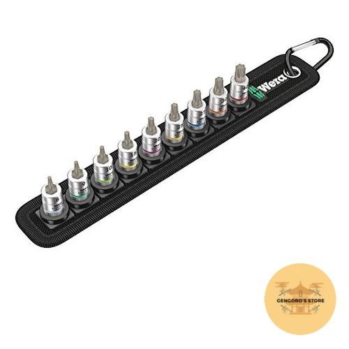 Wera Torx Bit Socket Belt Set 1/4 Zyklop HF 9pc from Japan