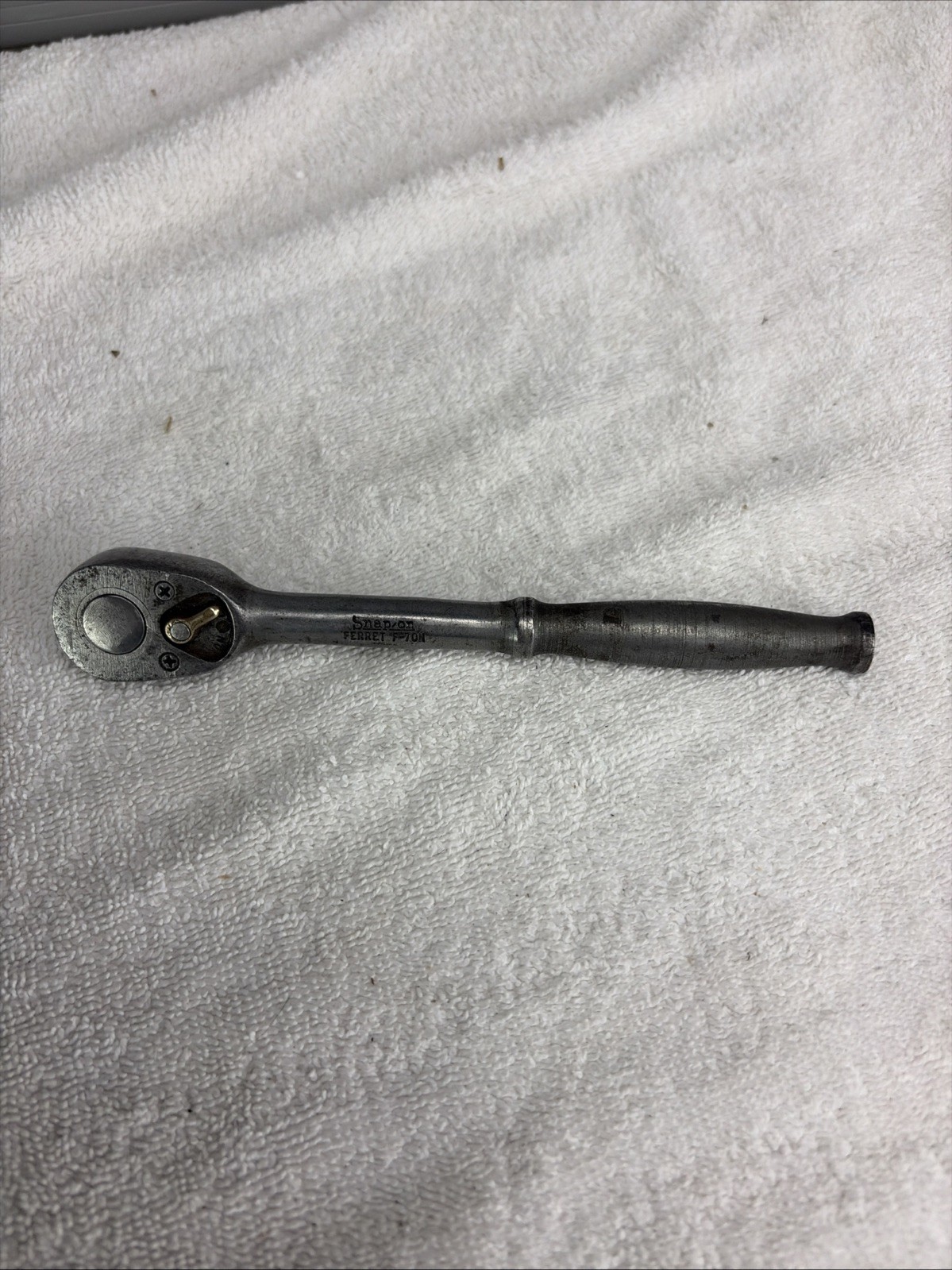Snap-On Ferret F-70N 3/8″ Dr. Ratchet with Oil Port 1946 Date code. Made In USA