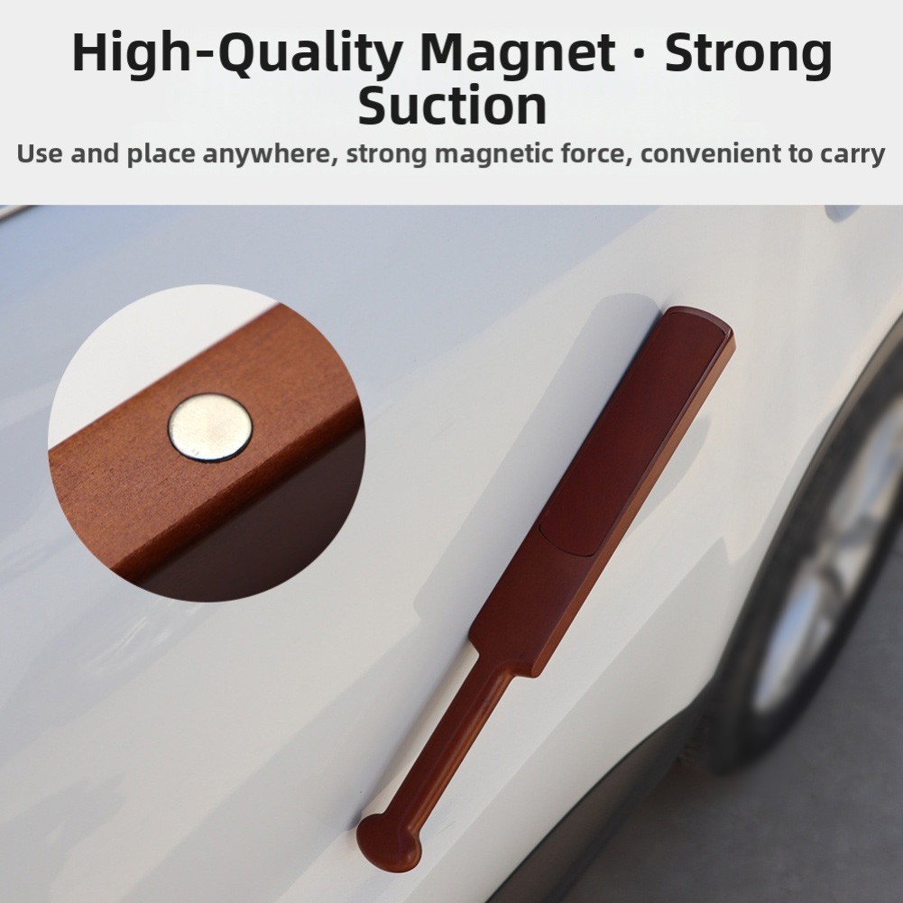 Vehicle Paintless Dent Repair Tool Hardened Wood Paddle 350mm Long Handle